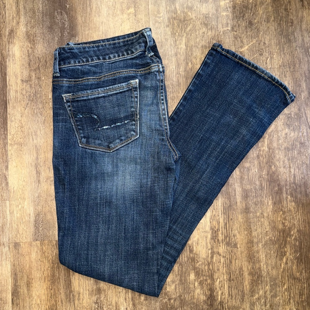 American Eagle Outfitters Dark Blue Bootcut Jeans